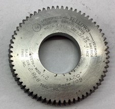 Gear shaper cutter 1.2 Mod 20 pa 64 teeth by Fellows USA