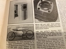 YAMAHA FSIE RACING MOTORCYCLE