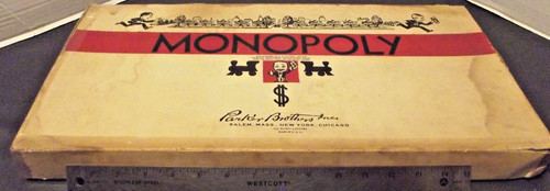Vtg rare 1946 monopoly - vtg, white