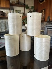 Vintage Spun Fibreglass Shade In Cream 15cm x 10cm - 5 Available