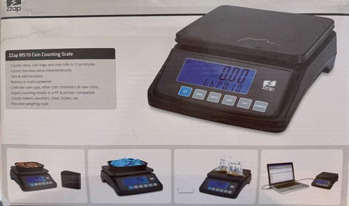 Zzap ms10 coin counting scale - zzap,