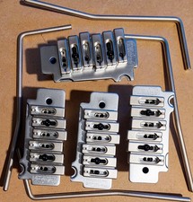 . 4 x WILKINSON Tremolo Bridges . Satin Chrome . unused