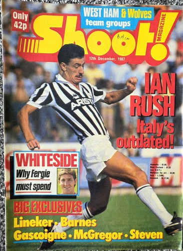 Vintage shoot football - shoot,