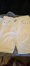 Magic Fit White Jeans Size 16 New Without Tags Straight Leg