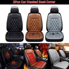 2Pc Heated Car Seat Cover