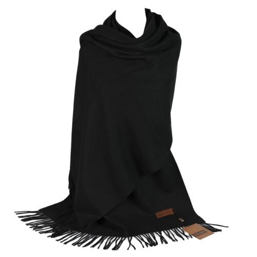 Elegant plain cashmere scarf - plain,