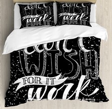 Saying Duvet Cover Set Dont