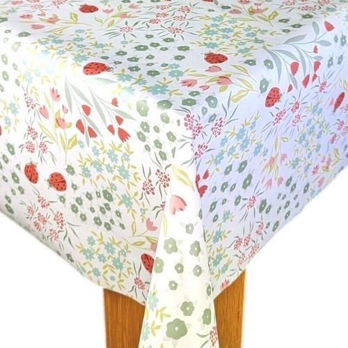 Wipeable tablecloth ladybird - wipeable,