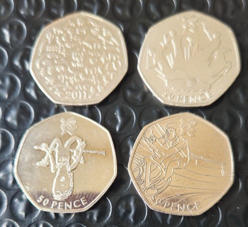 2012 olympic 50p - 2012, coins