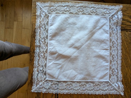 Five vintage fine lace - vintage,