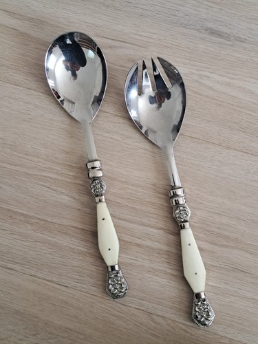 Vintage style salad servers - vintage,