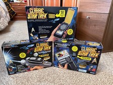 Classic Star Trek Phaser, Communicator and Tricorder by playmates.