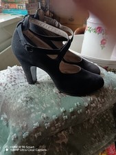 1940s WW2 Pinup Heeled Black