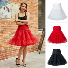 50s Petticoat Skirt Rockabilly Dress Crinoline Underskirts for Women 