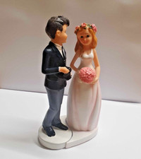 Bride and Groom Pink Flowers
