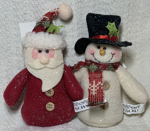 Large plush snowman santa - snowman,