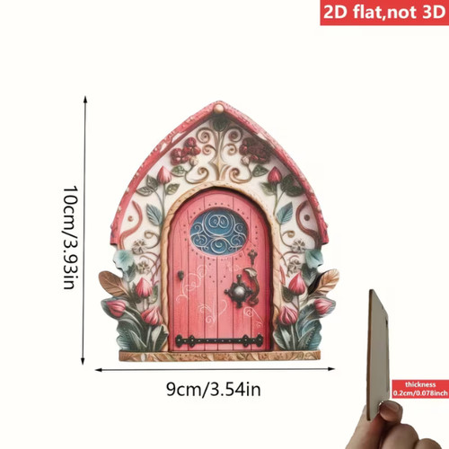 Fairy door wooden - -,