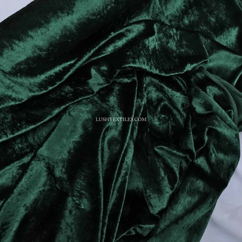 Crushed velvet velour dress - crushed,