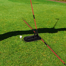 Golf alignment sticks posture - alignment,