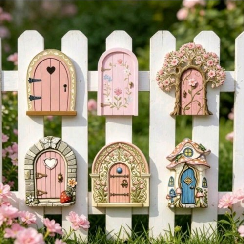 Set pcs fairy doors for - set, 6