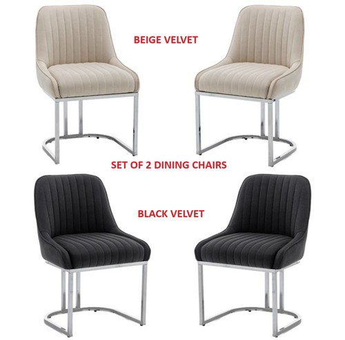 Set velvet dining - 4, 6