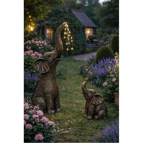 Solar elephant led light - solar,