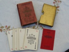 1930s the lexicon card - card, game