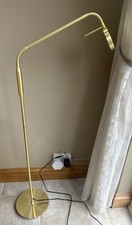 Gold Adjustable Floor Standing Lamp - 3 light settings