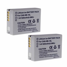 2X New NB-10L Battery For