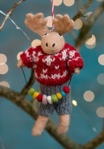 Handmade felt reindeer - handmade,