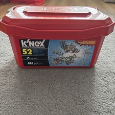 K'NEX Construction Kits Bundle in box Total 890 Pieces Inc Power & Go Racers Set
