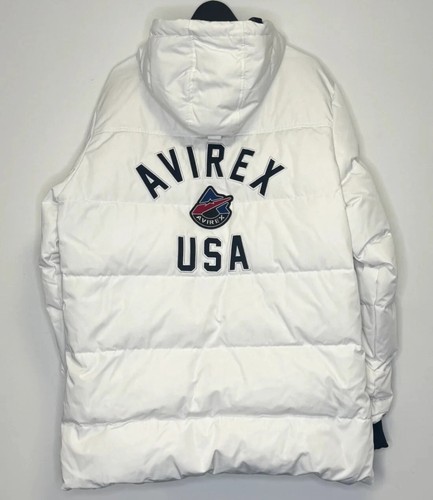 Avirex white puffer - white,