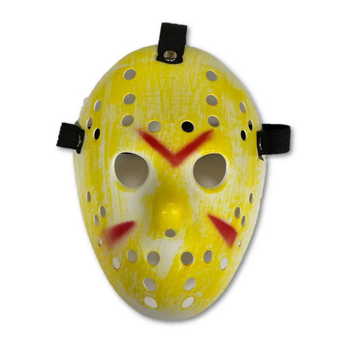 Yellow hockey horror - horror, mask