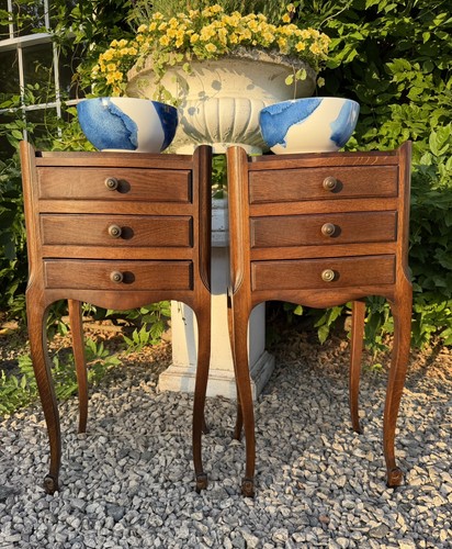 Pair vintage french - french, carved