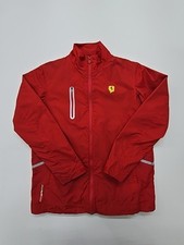 Ferrari Boys Red Zip-Up Racing
