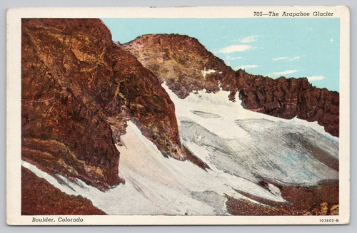 Postcard the arapahoe glacier - arapahoe,