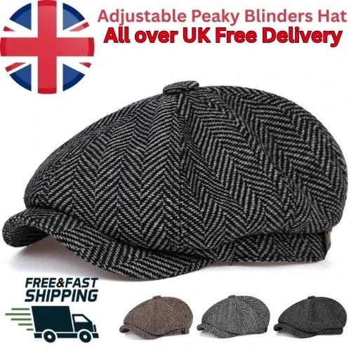 Adjustable peaky blinders hat - adjustable,