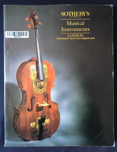 Sotheby catalogue musical - -,
