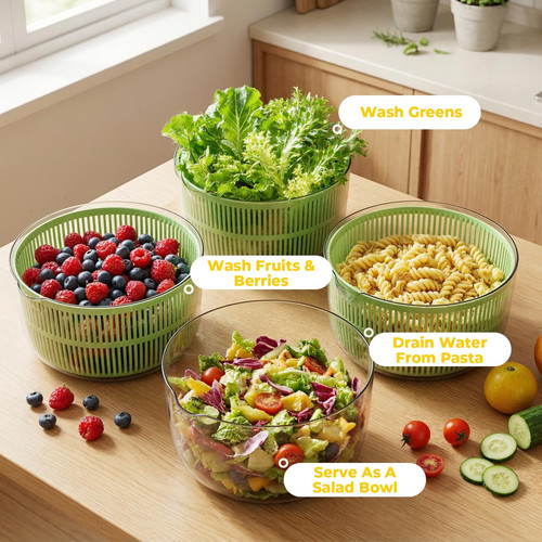 Salad spinner large - salad,