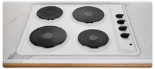 Montpellier SP601W White Solid Plate Hob 60cm