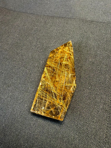Rare rutilated rutile gold - rutilated,