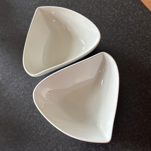Denby white triangular - white,