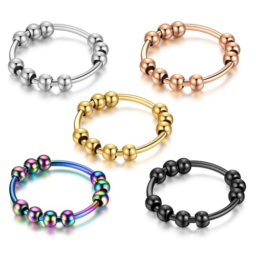 Anti anxiety rings colorful - anti,