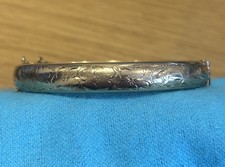 HEAVY 9ct Gold  HALF ENGRAVED