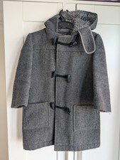 boys girls grey duffle coat