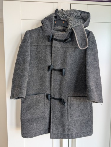 Boys girls grey duffle coat - girls,