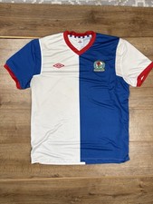 Vintage Blackburn Rovers Umbro Home 2011/12 Football Shirt Size XL