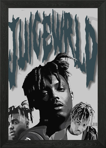 Juice wrld framed wall art - wrld,