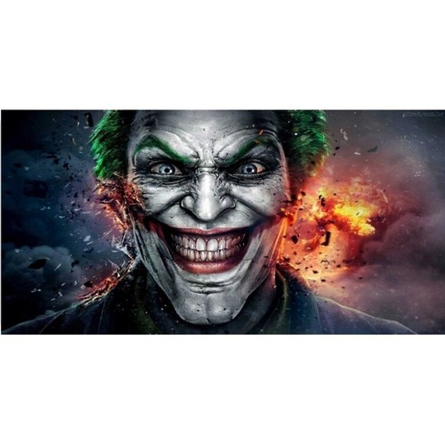 Classic joker with smile metal - classic,