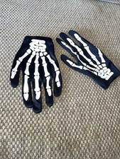 Skeleton Gloves Adult Halloween Costume Accessory